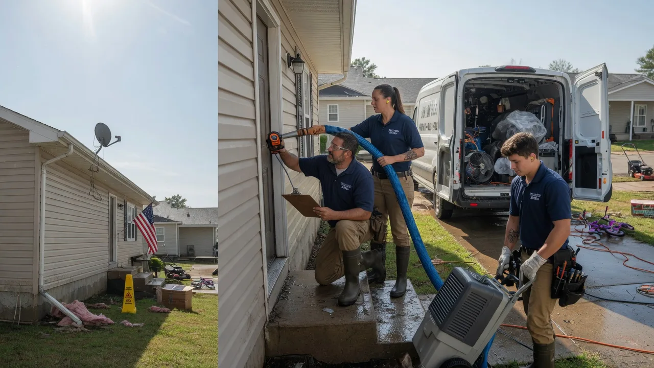 Ceiling Water Damage Restoration in Sunflower, MS near me